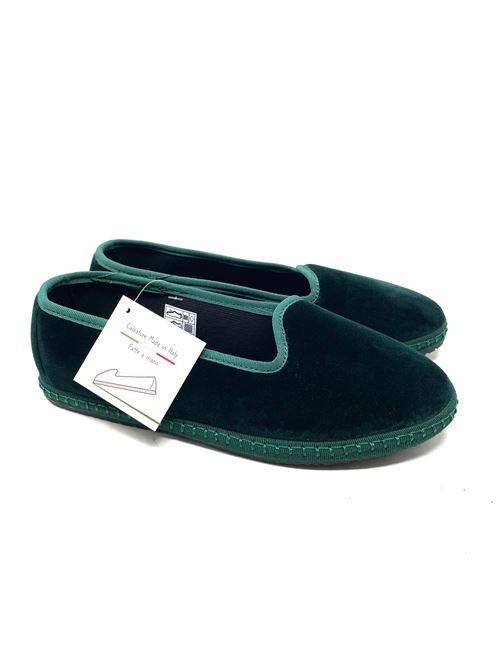 Friulana in velluto IL LACCIO | 126VELLUTOVERDEBOTTIGLIA